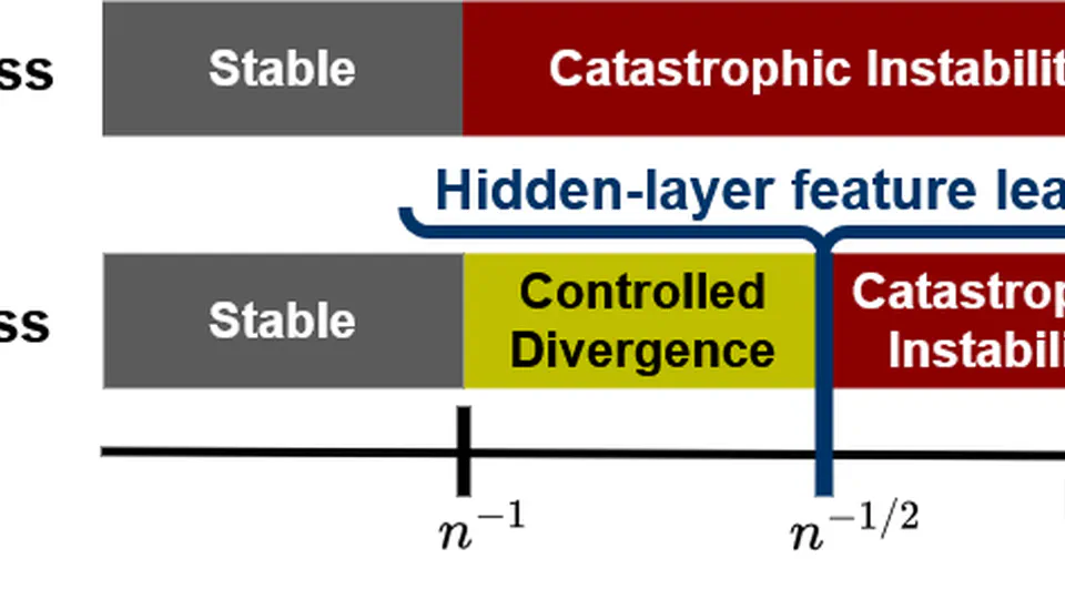 On the Surprising Effectiveness of Large Learning Rates under Standard Width Scaling